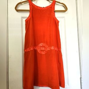 Sleeveless Silk Tank Dress